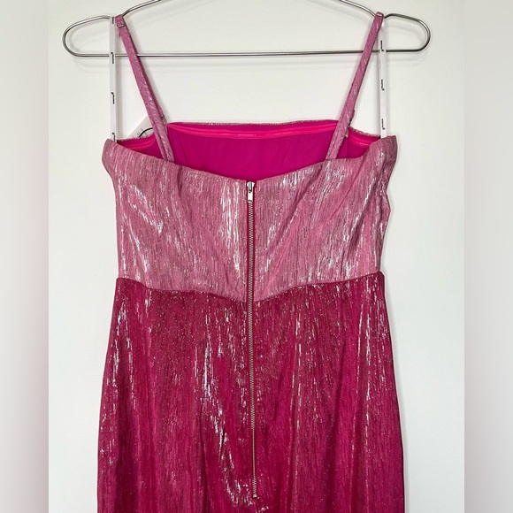 MINKPINK NWT Pink Sparkly Vida Midi Dress - Picture 8 of 11